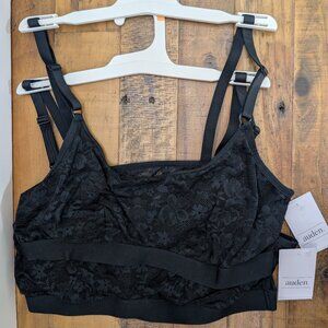 NWT-2PK Auden Black Lace Bralette-Med